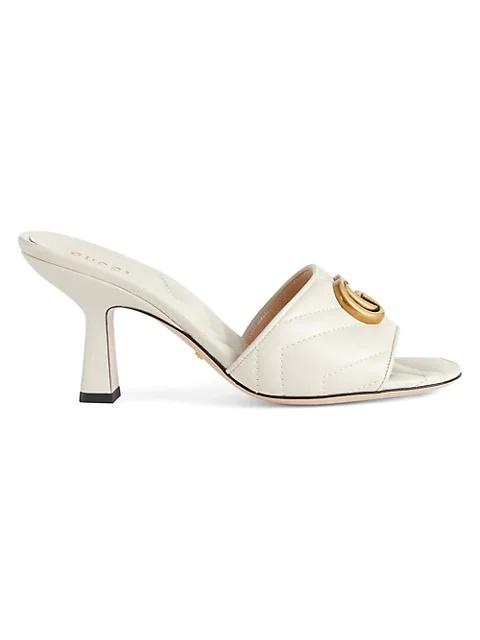 GUCCI GG Marmont Matelassé Mules