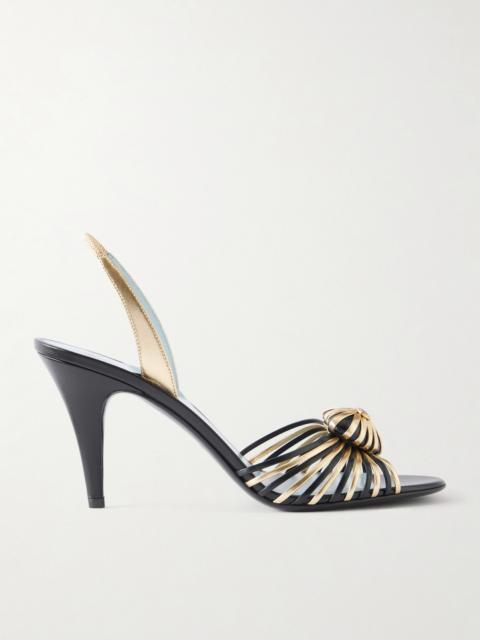 Valentino Coeur Royal 85 Embellished Leather Sandals