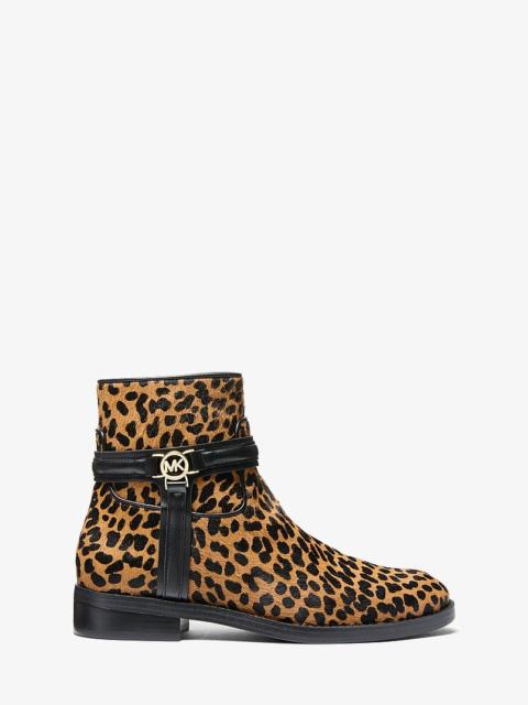 MICHAEL KORS Mindy Leopard Print Calf Hair Boot