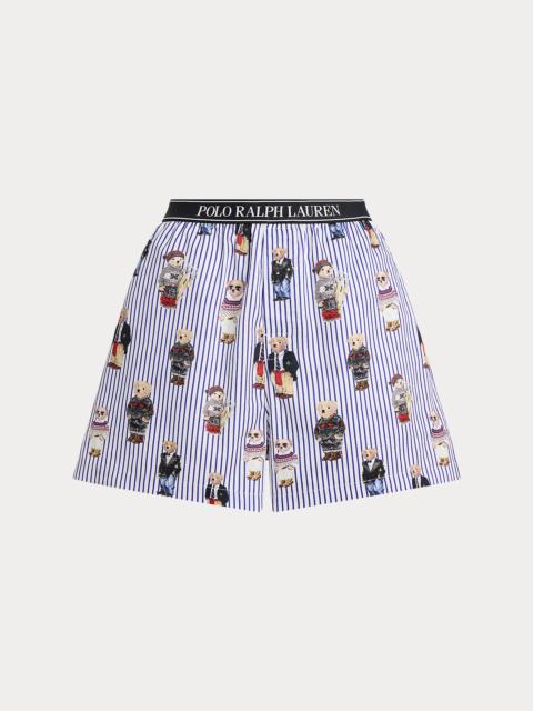 Polo Ralph Lauren Striped Polo Bear Cotton Sateen Boxer