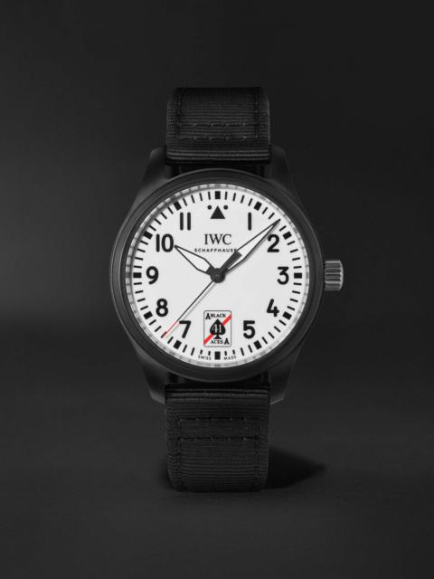 IWC Schaffhausen Pilot's Watch TOP GUN Black Aces Automatic 41mm Ceramic and Canvas Watch, Ref. No. IWIW326905