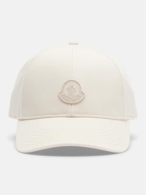 Moncler Logo cotton baseball cap