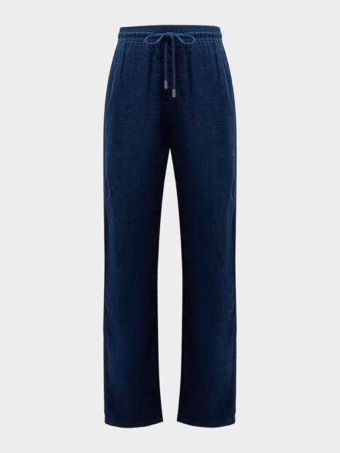 Vilebrequin Pacha Drawstring Linen Pants