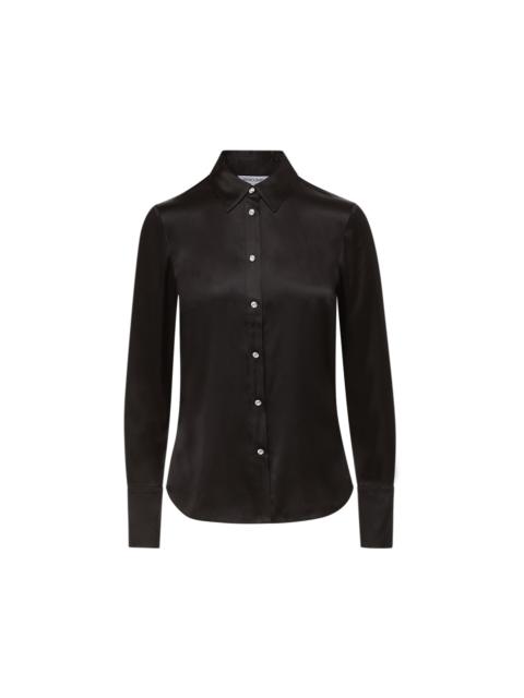 MONIQUE SILK BUTTON-DOWN SHIRT