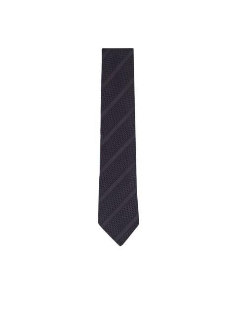 TOM FORD textured striped tie