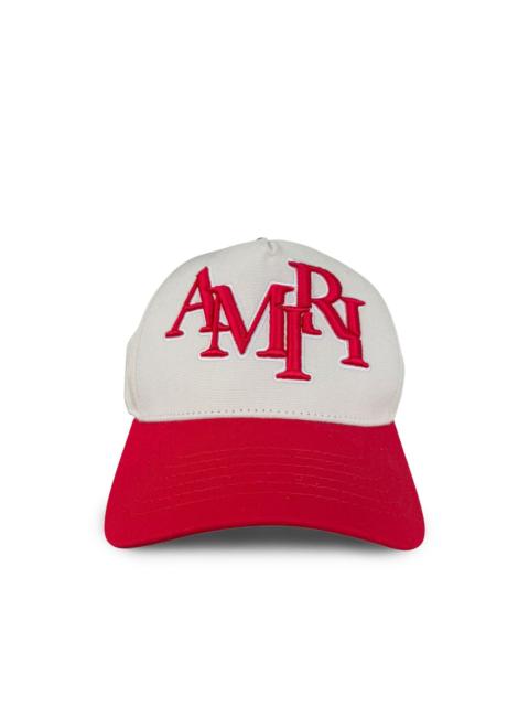 AMIRI Staggered Logo trucker hat