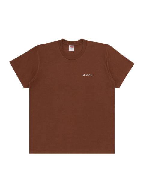 Supreme Supreme Ying Yang Tee 'Brown'