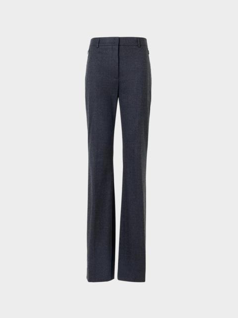 AKRIS Wool Stretch Flannel Bootcut Trousers