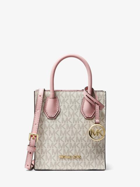 MICHAEL KORS Mercer Extra-Small Logo and Leather Crossbody Bag