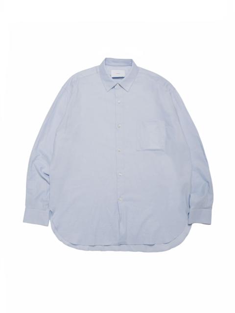 ssstein Cotton Silk Oversized LS Shirt Sax