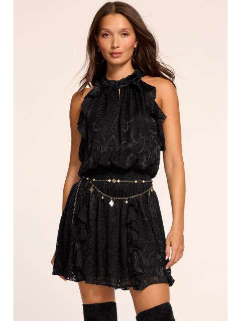 RAMY BROOK Marina Printed Ruffle Mini Dress