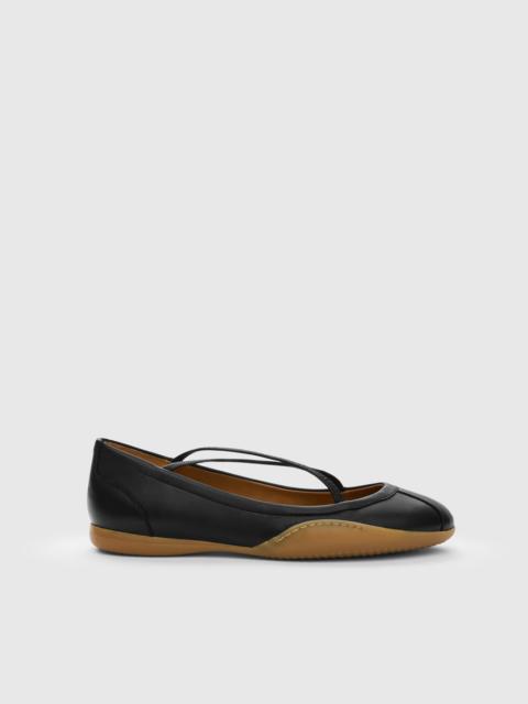 ATP ATELIER Sella Black Nappa Ballet flats