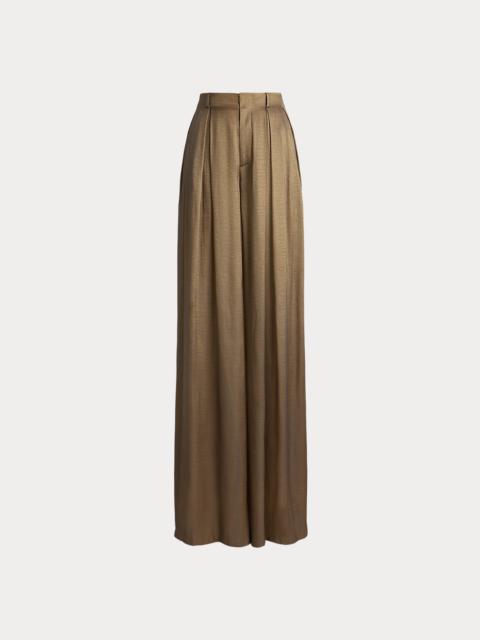 Ralph Lauren Greer Lamé Pleated Pant