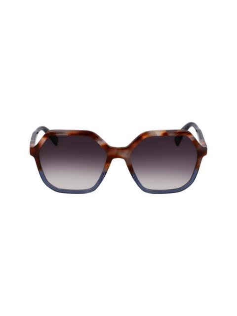 Longchamp Sunglasses Havana Brown Grey/Azure - Acetate