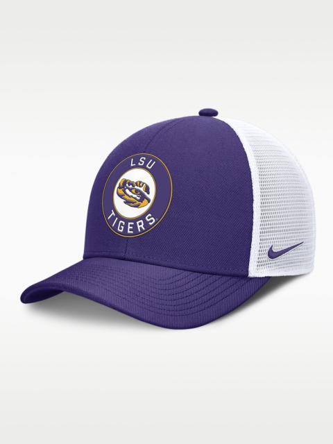 Nike LSU Primetime Rise Men's Nike Dri-FIT College Trucker Adjustable Hat