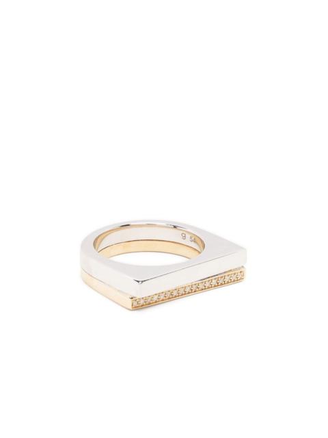 TOM WOOD duo embellished rings