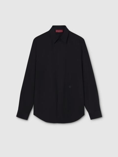 GUCCI Piece dyed poplin shirt