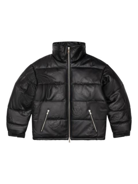 DENIM TEARS Denim Tears Embossed Leather Wreath Puffer 'Black' FW25ODP11362061