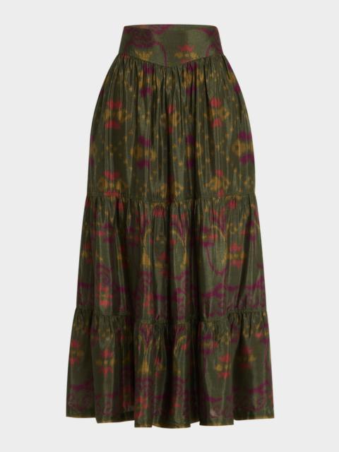 Love the Label Maura Ikat Maxi Skirt