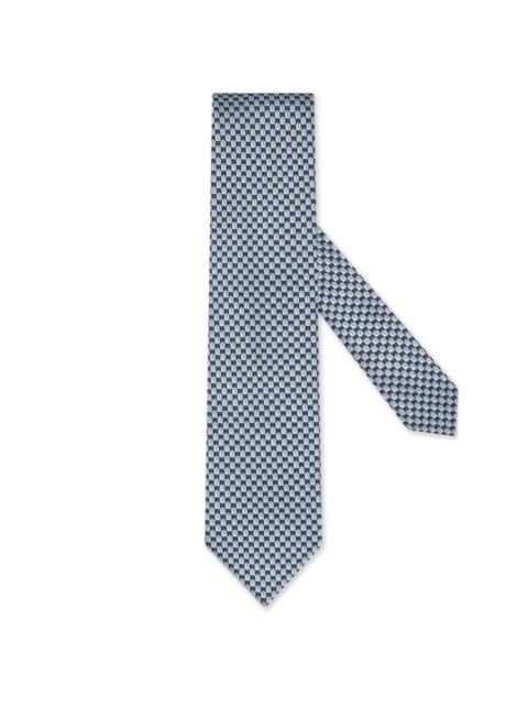 pattern-jacquard silk tie