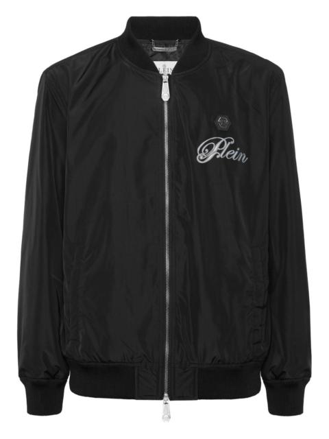 PHILIPP PLEIN skull-print bomber jacket