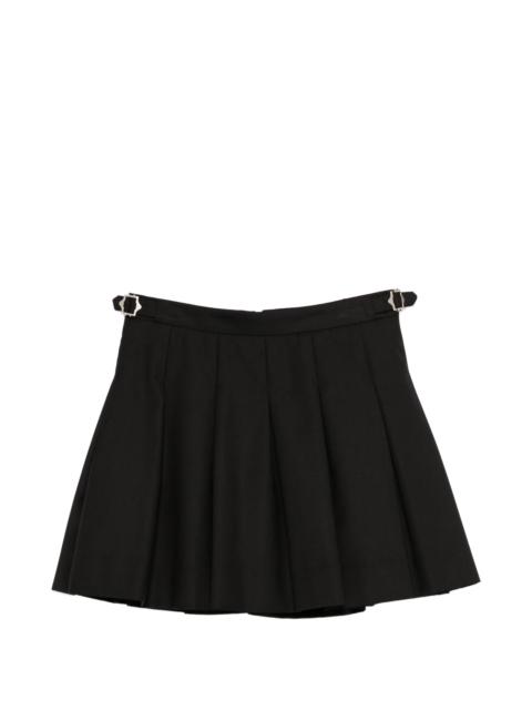 Dunst Dunst Buckle Pleated Mini Skirt
