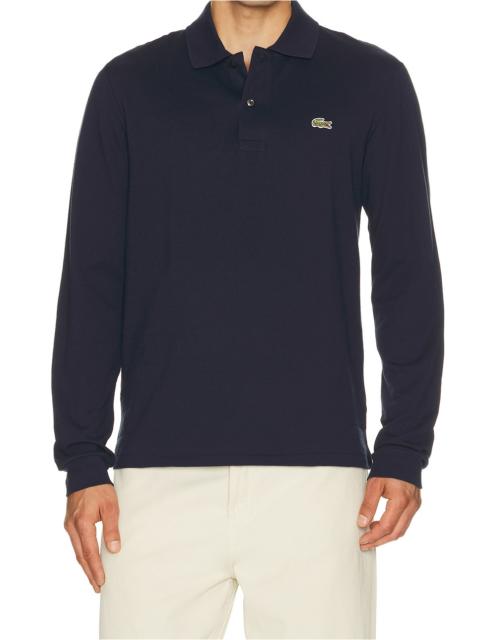 LACOSTE Classic Fit Long Sleeve Polo