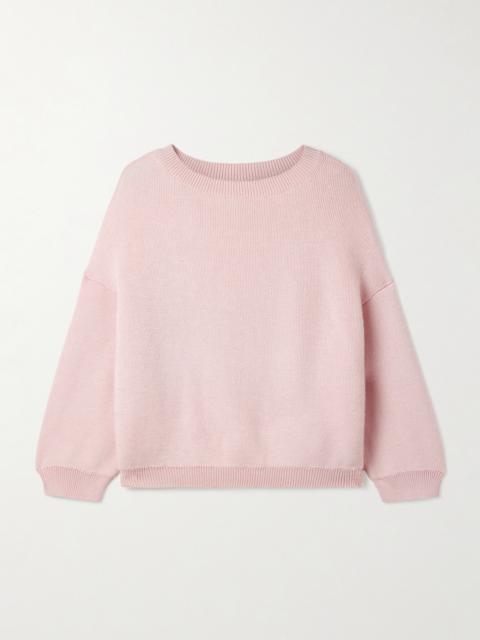 KHAITE Sabina Cashmere And Mohair-blend Sweater