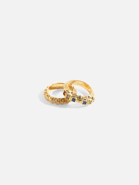 CAMILLA PALAIS AETHERIA RING STACK GOLD