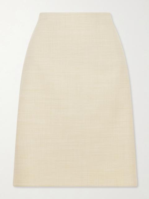 Calvin Klein Collection Lunas Wool Midi Skirt