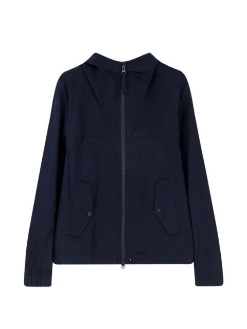 Stone Island logo-patch hooded jacket