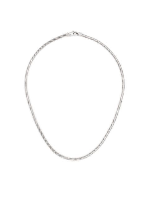 TOM WOOD snake-chain sterling-silver necklace