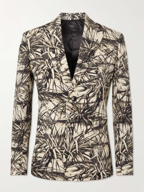 Aloha Slim-Fit Printed Wool-Blend Suit Jacket
