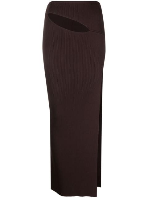 CHRISTOPHER ESBER slash-detail maxi skirt