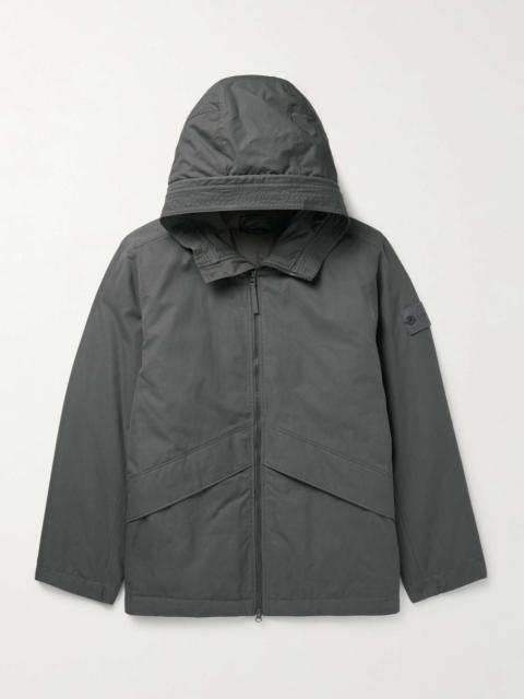 Ghost Logo-Appliquéd Padded Cotton-Canvas Hooded Jacket