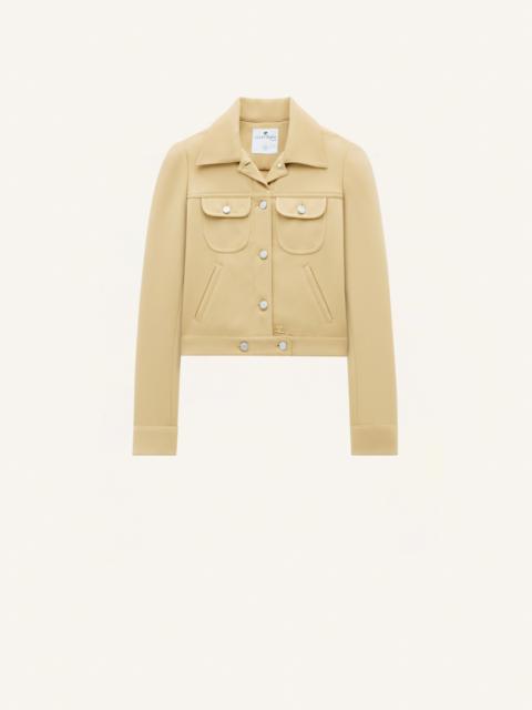 courrèges TWILL TRUCKER JACKET