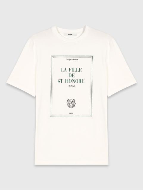 maje Oversized T-shirt with print