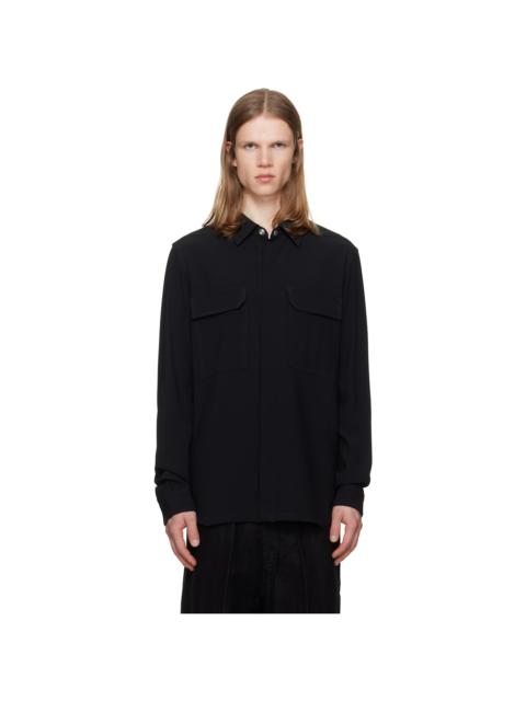 Rick Owens Black Tower Overshirt
