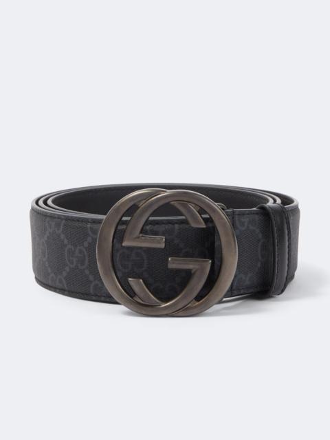 GUCCI GG leather belt