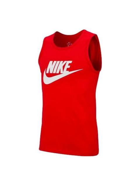 Nike Men's Nike Sportswear Alphabet Knit Red Vest AR4992-657