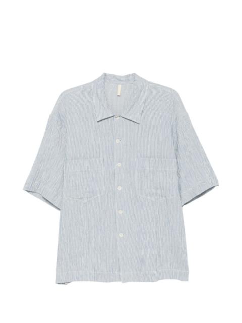 SUNFLOWER pinstripe pocket shirt
