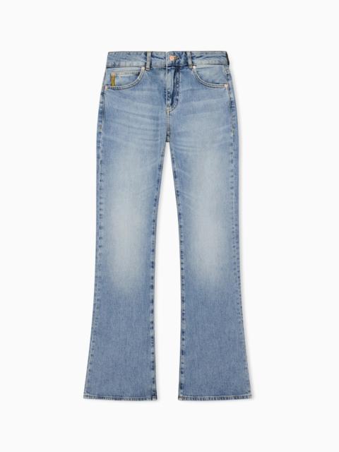EMPORIO ARMANI FIVE-POCKET DENIM TROUSERS
