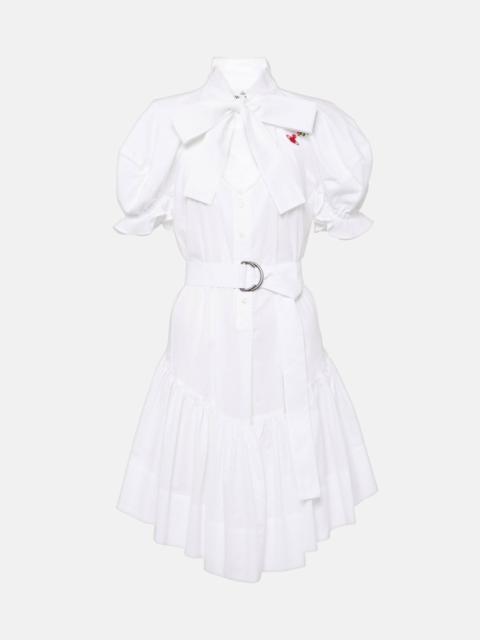 Vivienne Westwood Football Heart cotton shirt dress