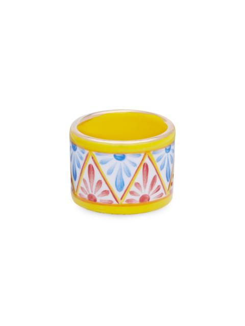 Dolce & Gabbana Carretto 2-Piece Medium Ceramic Napkin Holder Set