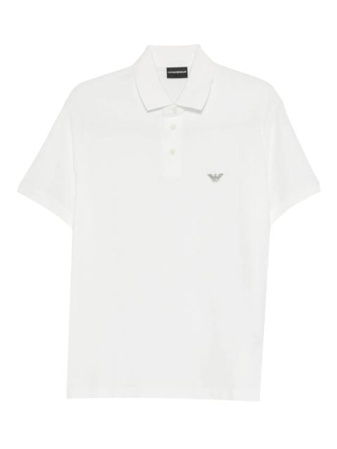 EMPORIO ARMANI Emporio Armani Logo-embroidered Polo Shirt