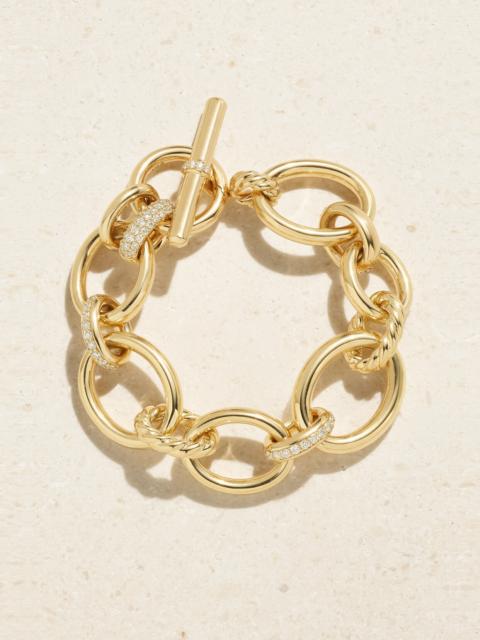DAVID YURMAN Mercer 18-karat Gold Diamond Bracelet