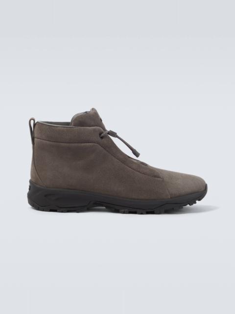 ZEGNA Triple Stitch Vetta suede sneakers