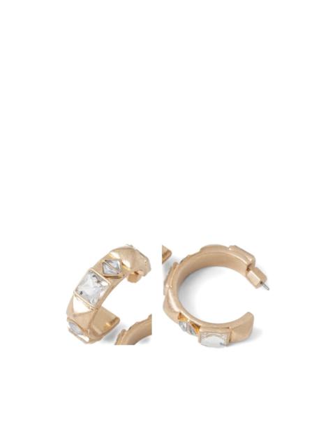 ALLSAINTS crystal-embellished hoop earrings