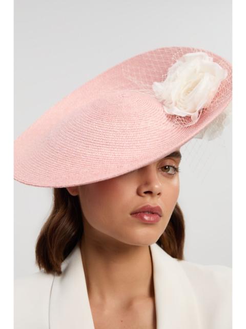 KAREN MILLEN Asymmetric Flower Detail Fascinator