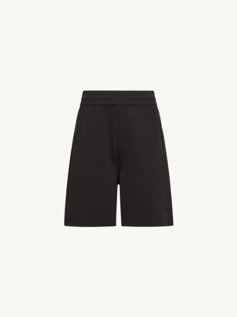 Moncler Interlock Cotton Blend Shorts